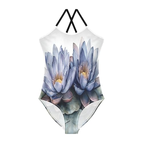 KLL Girls 1-Piecing Swimsuits Beach Swimwear Toddler Girls Swim Suit