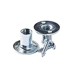 Escape Climbing 2-Hole Commercial T-Nuts | 3/8-16 t-Nuts for Rock Climbing Walls | Indoor or Outdoor Use (1000 Ct Bag)