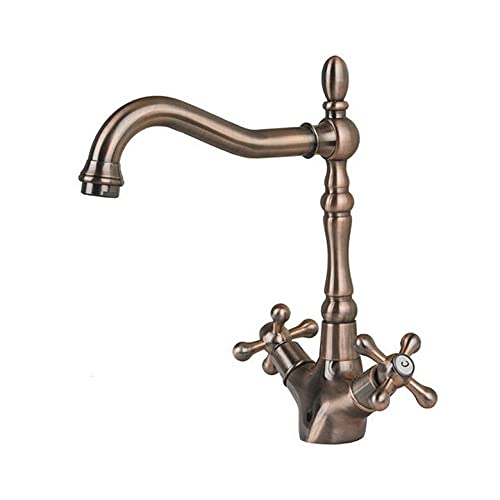 Mitigeur de lavabo résistant au calcaire style rétro chic