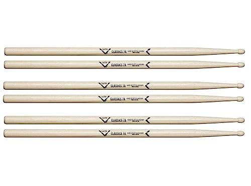 Baguettes Vater VSP37ACL en Hickory de Haute Qualité Série 7A