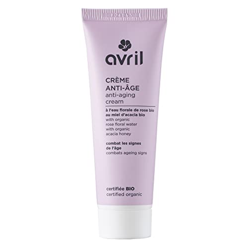 Avril - Crème Anti-Age Bio - Eau Florale de Rose de Damas,...