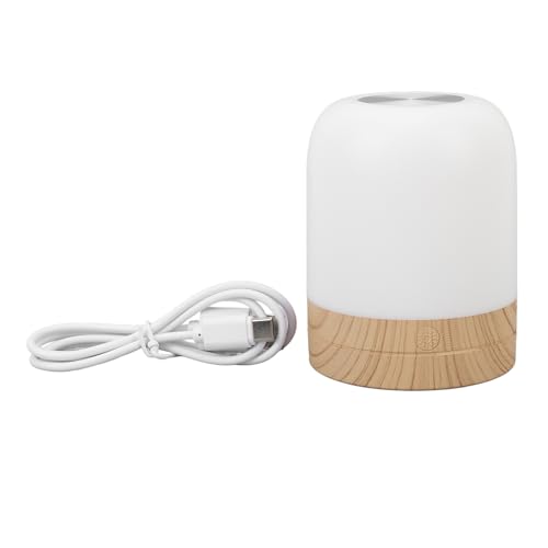 Lámpara de noche recargable con control táctil y luz cálida miniatura 6