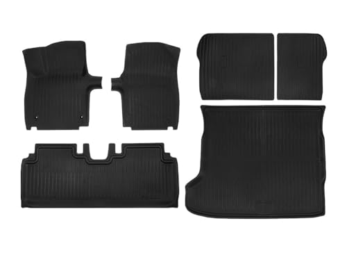 Tapis protection coffre voiture EV6 contre salissures avec coussin dossier arrière robuste
