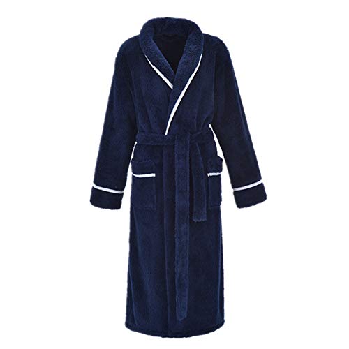 XGWML Im Winter Verdickte Damenbademäntel, Baumwollsamt, Pyjamas Für Paare, Flanell-Morgenmäntel, Warme Schlafanzüge Für Den Häuslichen Gebrauch (Female2,XL) Cover