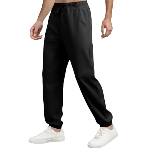 WENKOMG1 Mens Joggers Pants, Elastic Bottom Casual Outdoor Workout Running Sweatpant Jogger, S-2XL