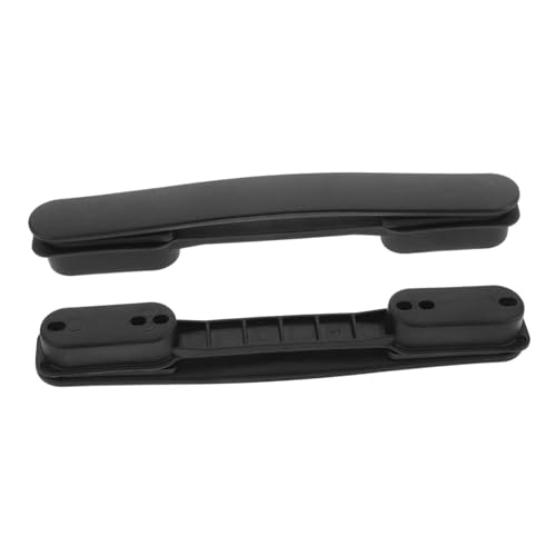 Gatuida 2 Piezas Maleta Atada a Mano Cerradura De Combinacion para Casillero Portavasos Organizador De La Maleta Essentials De Viaje De Avión Apretones De Equipaje El Plastico Negro