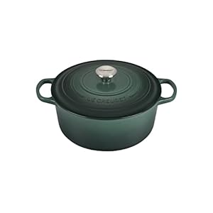 Le Creuset 5 1/2 Qt. Signature Round French Oven w/Additional Engraved Personalized Stainless Steel Knob – Artichaut