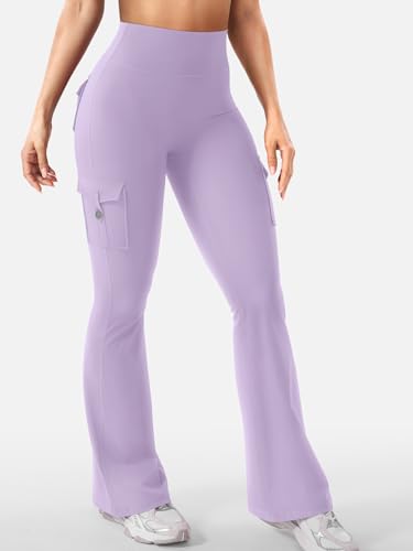 Image of YEOREO CoreFlex Women Workout Flare Leggings