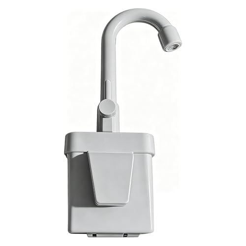 Play Sink with Running Water Kids Play Sink Toy Sink with Running Water for Interactive Kitchen Role Play Group Activities and Skill Development Training (No Battery Included Grey)