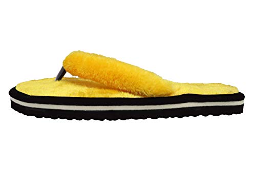 Image of HD Women's Yellow Slipper Flip Flop - 6 UK