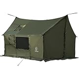 REDCAMP Large Hammock Hot Tent with Stove Jack, Ultralight 4 Season for Camping, Waterproof & Windproof Winter Wall Tent with Snow Skirt, Hiking, Bushcraft, Backpacking
