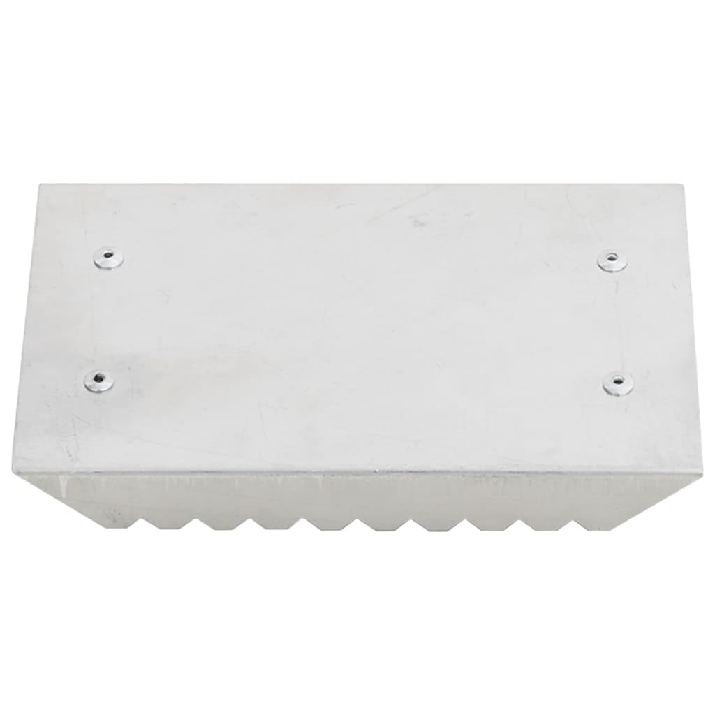 Étrilles 3 pcs argenté aluminium