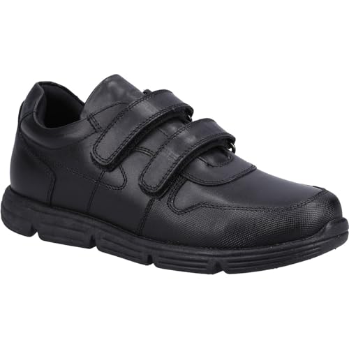 Hush Puppies Lucas Senior Schuluniform-Schuh, Schwarz, 36 EU