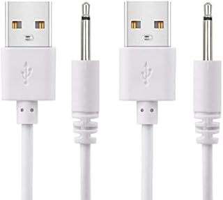BATSOEASY 2 Pack 2.7ft Replacement DC Charging Cable, USB to DC 2.5mm Fast Charger Cord Adapter - 2.5mm (This is NOT Barrel Jack)