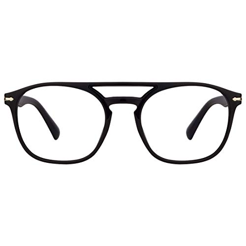 Image of La Casa De Papel Money heist Professor Glass Aviator Blue Light Blocking Glasses Anti Blue Ray Computer Screen Glasses Anti Glare Reduce Eyestrain Eyeglasses
