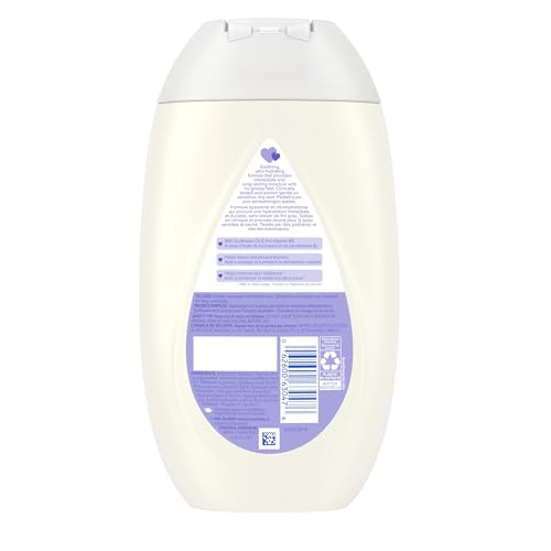 Johnson’s Sensitive Care Face & Body Baby Cream, Lightly Scented, Sunflower Oil, Vitamin B5, Sensitive & Dry Skin, 400 mL - Image 3