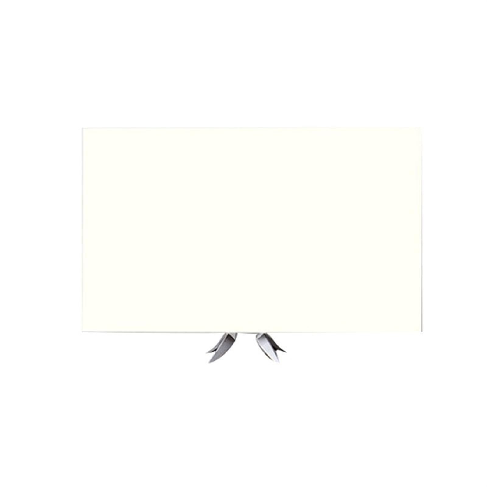 Elastischer Stoff Tv Abdeckung All-Inclusive Design, Anwendbar 32-75 Zoll Staubdicht Tv Hülle, Reine Farbe Einfache Dekoration(Weiß,47-50 inches)