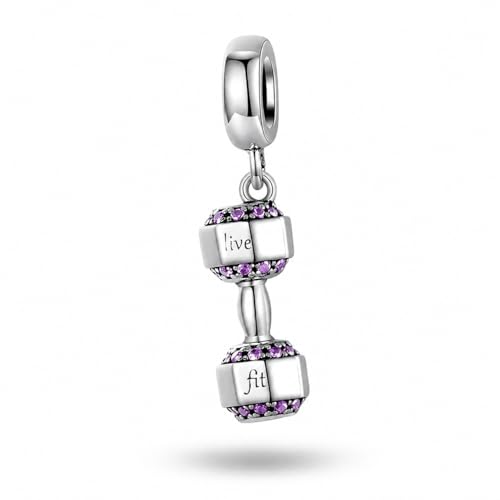 Abalorio de plata 925 cuentas de letras navideñas para pulsera de mujer 1