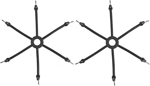 Ouecvc Replace Black 0216 Spider Bungee Truck Snow Tire Chains Adjuster Tensioner,Applicable to passenger cars and light trucks.Set of 2