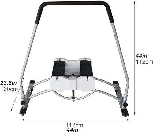 Image of Ski Simulator, Indoor Ski Exercise Machine with Armrest, Strength and Balance Training Tool, Simulate Real Ski Slopes, Abdomen and Leg Training Machine