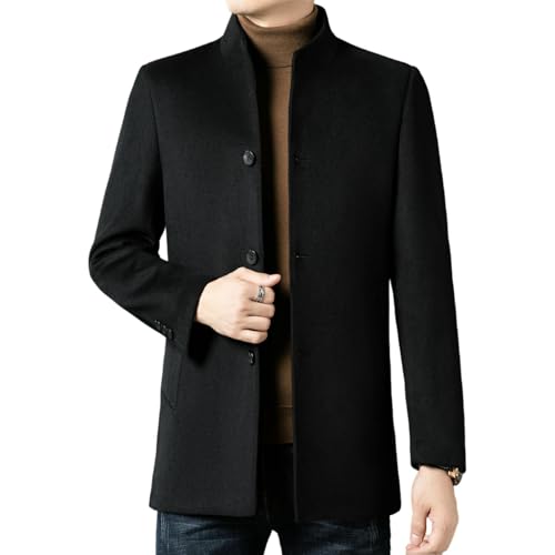 Veste mi-longue laine cachemire homme fini le froid hivernal