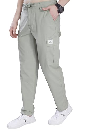 Image of DIVISIVE Men's Loose Fit Linen Blend Cotton Cargo Pants