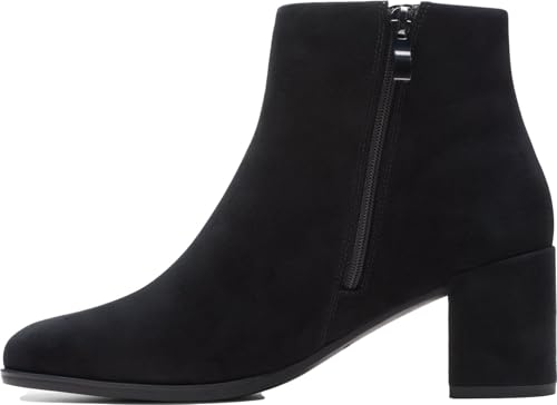 Clarks Clarks Women's Freva 55 Zip Black Suede 8.5 Medium