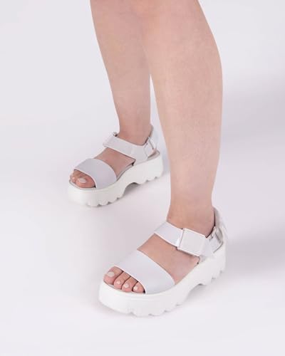 Image of Melissa Kick Off Platform Sandals for Women - Super Soft and Flexible Vegan Chunky Platform Sandal with Adjustable Straps and Open Toe Design