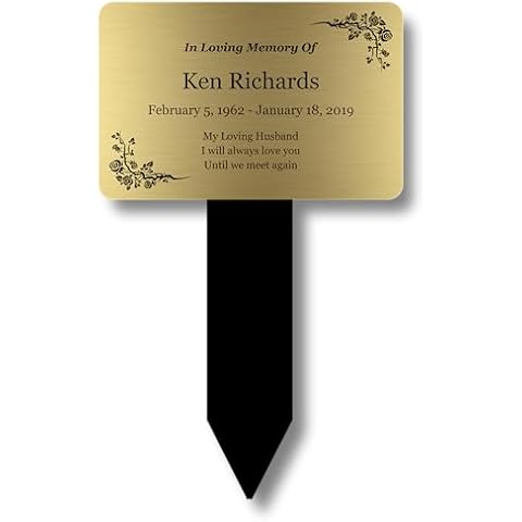 Personalised Memorial Plaques for Graves Cover
