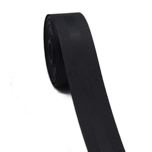 AHUI 25 mm / 38 mm 47 metrów rypsowa krawędź satynowe wstążki do rękodzieła DIY kokardki do włosów opakowanie prezent dekoracja ślubna