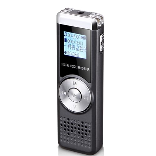Grabadora de voz digital portátil de 32 GB grabadora de voz profesional para talleres y discusiones dispositivo recargable