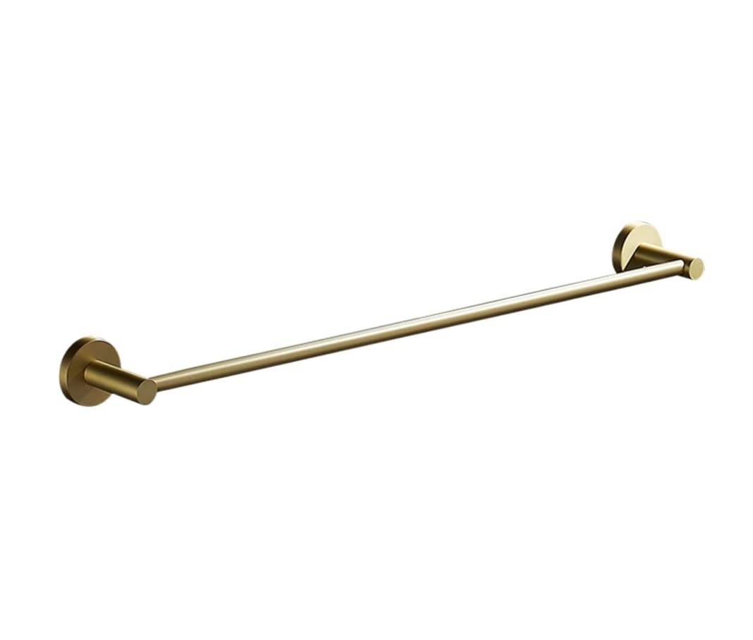 FGXHHS Towel Rail Shelf Wall Mounted Rack Bar For Bathroom Shower Hand Single Holder Hanger (Size : 50Cm)