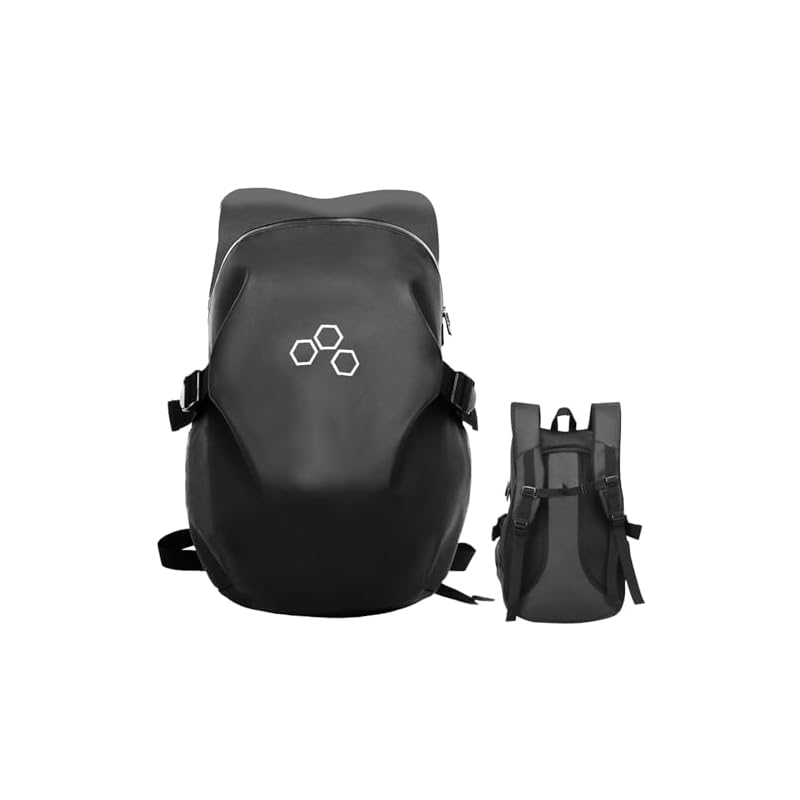 Nkmujil-Biker-Backpack-Motorcycle-Commuters-Backpack-Helmet-Backpack-Large-Capacity-Waterproof-Lightweight-Storage-Bag-For-Biker-Competition-Daily-Riding-Commuting-Travel 31ljgsltqpl. sl500 . ss800
