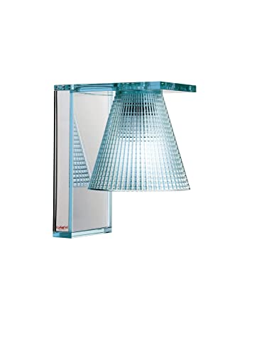 Kartell Light-Air Applique, Versione Sculturata, Azzurro, Sculturata