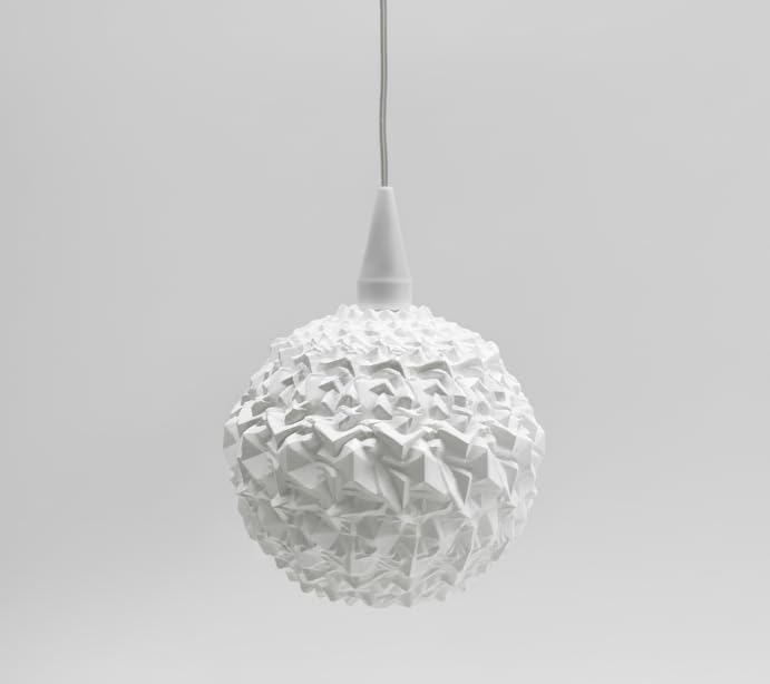 Lampenschirm Icewerk dekorativer Ersatz-Lampenschirm für Weihnachtsstern 3D-gedruckt aus PLA inkl. Aufhängungs-Cover Weiß