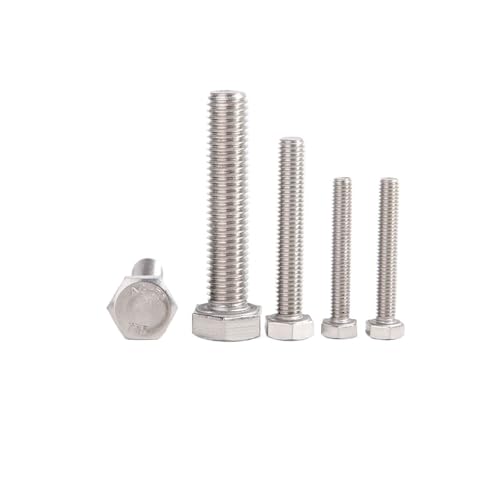VirtuWard M3 M4 M5 M6 M8 M10 M12 M14 M16 DIN933 A4-70 316XeX|Zp{gS˂OZplW(2pcs M10,70mm)
