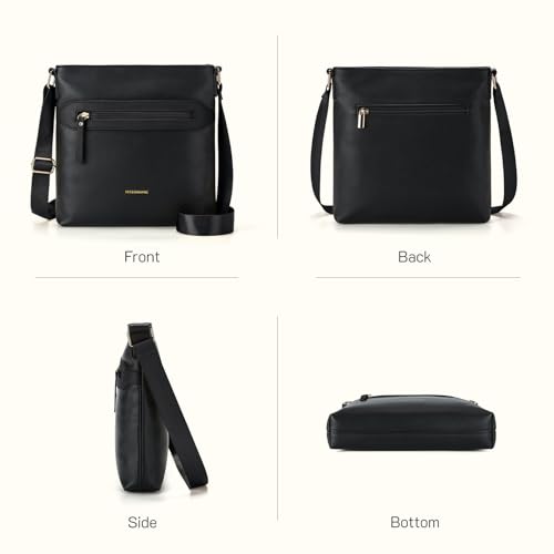 Image of Missnine Small Crossbody Purse Women Quilted Crossbody Bags Soft Leather Shoulder Handbags with Adjustable Strap