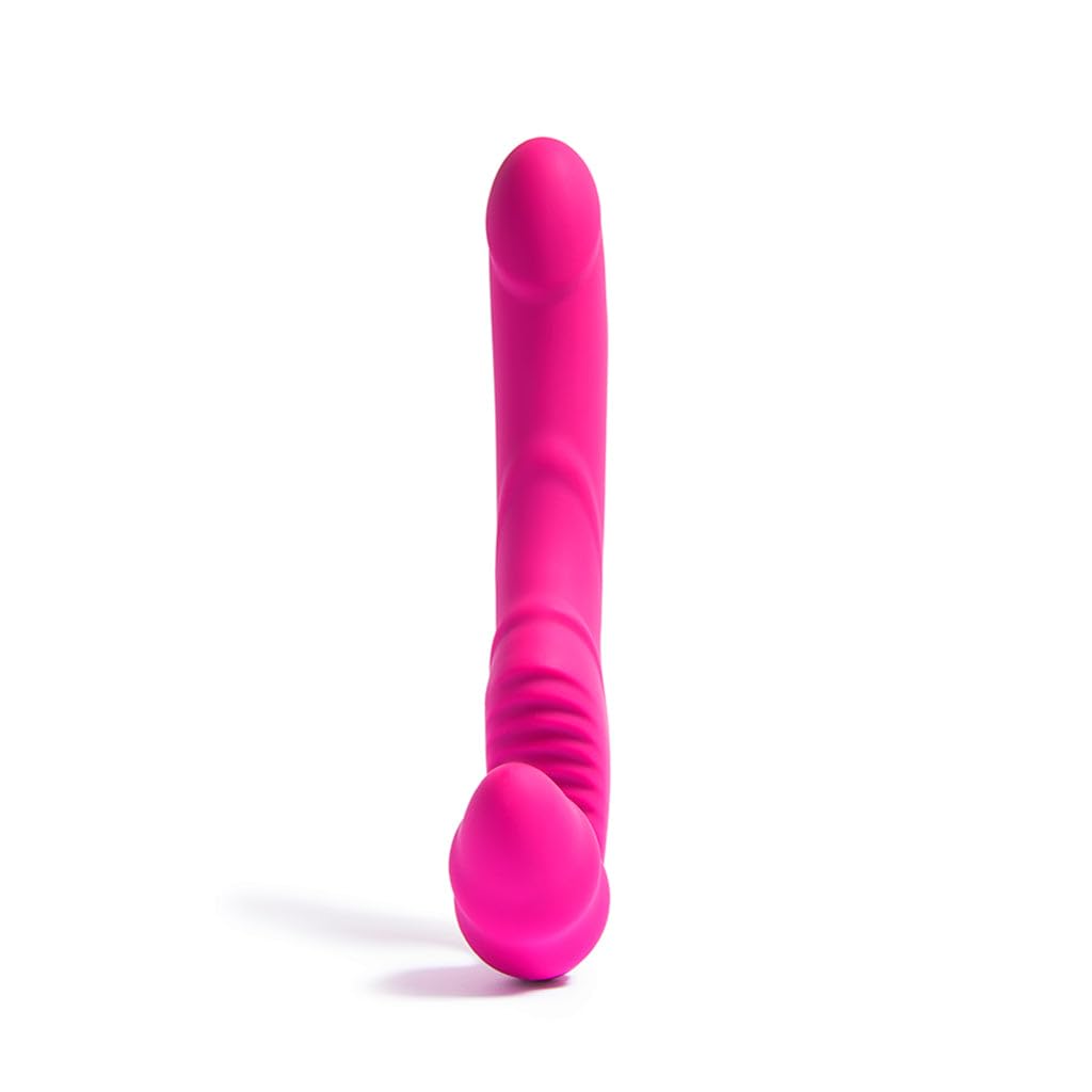 Platanomelón - Vibratore Doppia Penetrazione Con Telecomando 3 Velocità e 6 Modalità di Vibrazione, Immersione e Ricaricabile - Isa Fucsia