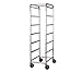 Winco ABBC-6 Bus Box Cart, 6 Tiers (Stacked) Bus Box Or Lug Box, 18-5/8"W X 26"D X 70-1/4"H, 1"