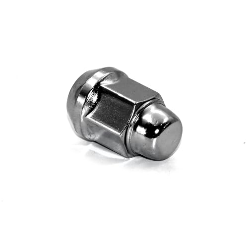 Image of 20pcs Chrome M12x1.5 Closed End Bulge Acorn Lug Nuts, 1.4 inch Length Cone Seat 19mm Hex