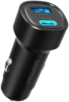 GRIFEMA Chargeur Allume Cigare USB C 48W, Chargeur Voiture Rapide...