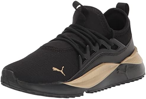 puma black and gold womens