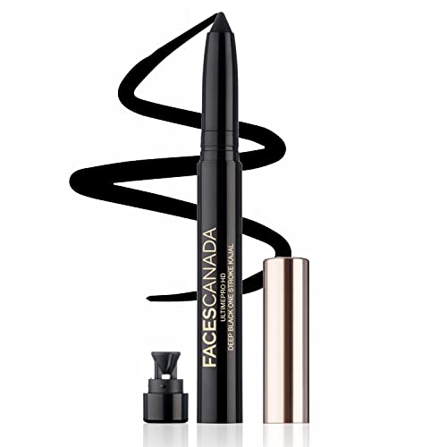 FACESCANADA Ultime Pro Hd Deep Black One Stroke Matte Kajal,...