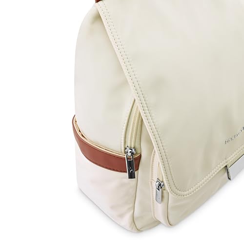 Image of Fastrack Casual Backpack for Girls | Nylon Women's Handbags | Space for 2 Bottle Holder| Ladies Purse Handbag | Backpack for Casual Carry