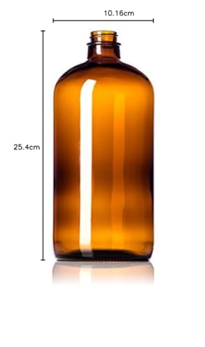Growler bouteille verre ambré 32oz pour conservation et fermentation - 7