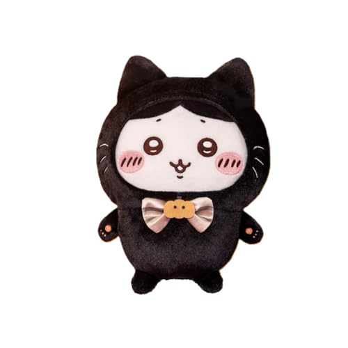 【公式】ちい'かわ 黒猫のぬいぐるみ ハロウィン アクセサリー 約20cm (ハチワレ)のサムネイル