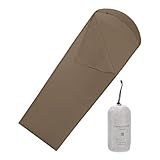 Saco de dormir para acampar, saco de dormir de viaje para adultos, sábana ligera para viajes, senderismo, camping, viajes por carretera, entusiastas al aire libre, festival, visitantes
