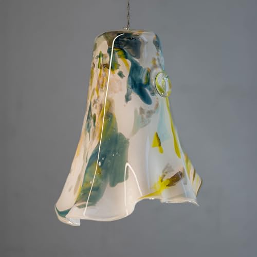 LAVA II pendentif lampe design en verre soufflé pour salon