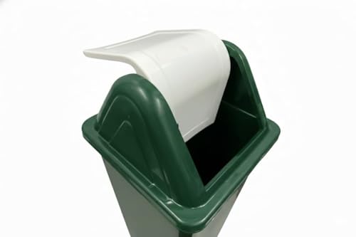 Image of Milan Plastic Square Swing Lid Garbage Dustbin 80 Litre Assorted