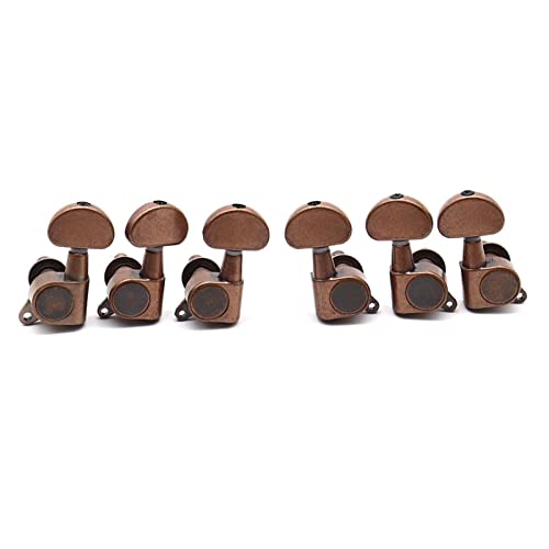 YGYGYG Chevilles De Réglage De Guitare Électrique Accordeurs De Guitare Tête De Machine Bouton À Tête Demi-Ronde 3L3R/6R… - Les Beatles, Paul McCartney, John Lennon, RIngo Starr, George Harrison YGYGYG Chevilles De Réglage De Guitare Électrique Accordeurs De Guitare Tête De Machine Bouton À Tête Demi-Ronde 3L3R/6R… – Image 3